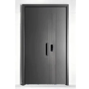 Galvanized Steel Fiberglass Hotel Security Door for Industrial Buildings, Malls, and Living Rooms, Anti-Theft Noise Reduction