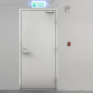 Galvanized Steel Fireproof Security Door with Anti-Theft Feature, Custom Size, for Commercial and Residential Use