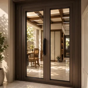 Glass Thermal Break Aluminum Alloy Door Seamless Welding Stainless Steel Mosquito Screen