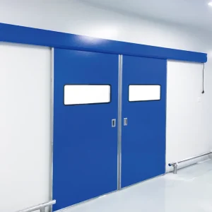 Pharmaceutical-Grade Stainless Steel Door with Observation Window and Airtight Seal for Hospital, Workshop, and ISO Cleanroom