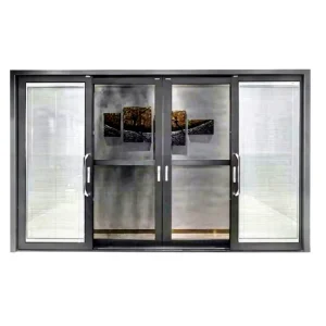 Guatemala Project Narrow Slim Frame Aluminum Sliding Glass Door China Factory