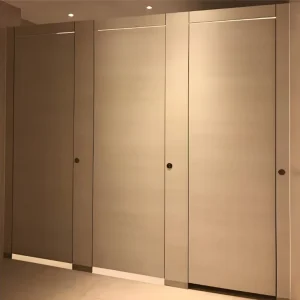 HPL Cellular Toilet Partition Door Bathroom Shower Enclosure