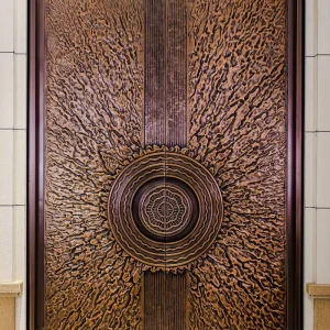 Handmade Copper Villa Double Entry Door