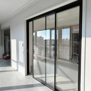 Heat Break Aluminum Profile Glass Sliding Door Narrow Frame Aluminum Alloy Soundproof