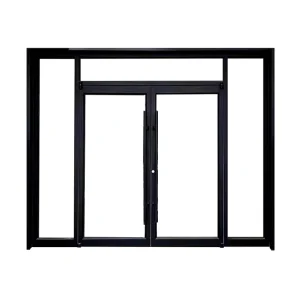 Heavy-Duty Aluminum Folding Glass Swing Door
