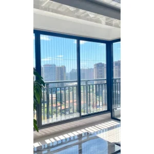 Heavy-Duty Aluminum Sliding Door with Load-Bearing Track System