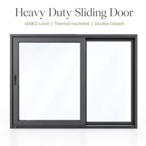 Heavy-Duty Aluminum Sliding Glass Patio Door Balcony Exterior Custom Size