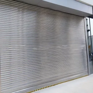 Heavy-Duty Anti-Corrosion Stainless Steel Anti-Theft Roller Shutter Door for Industrial and Supermarket Exterior Security