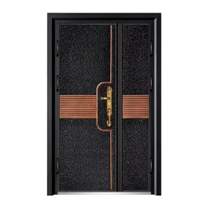 Heavy-Duty Cast Aluminum Front Entry Door OEM Anti-Theft Main Entrance Door for House