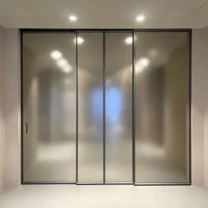 Heavy Duty Extra Large Thermal Break Sliding Door Impact Resistant Glass for Commercial Development Modern Construction