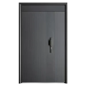 Heavy Duty Galvanized Steel Fire-Rated Exterior Security Door for Residential and Commercial Use