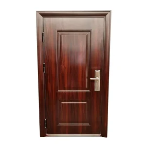 Heavy-Duty Hollow Metal Security Door, Custom-Size Steel Door for Commercial Buildings