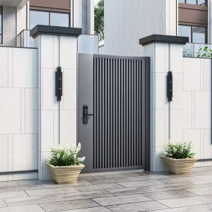 Heavy Duty Powder-Coated Rust-Proof Aluminum Single Swing Security Entry Door