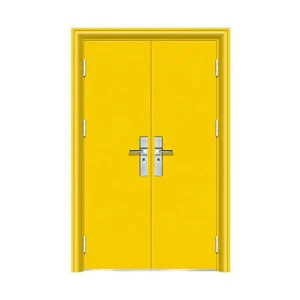 Heavy-Duty Steel Fire-Resistant Door with Thermal Insulation and Emergency Escape Design