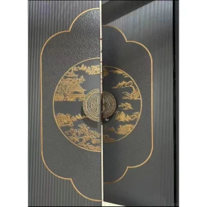 Heavy Duty Steel Security Door with Anti-Theft Lock and Fire Prevention Design for Home