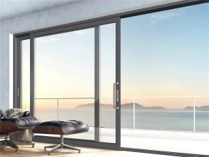 Heavy Duty Tall Aluminum Sliding Door with Double Glazed Glass for Villas