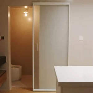 Hidden Ghost Door Trackless Sliding Door for Living Room Bedroom Interior Partition