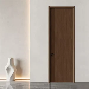 High Hardness Composite WPC Interior Door Custom Waterproof Soundproof Heat Insulation Hotel Apartment Hospital Door