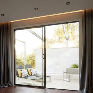 High Performance Australia Standard Aluminum Three Rail Sliding Windows and Doors for Residential Use