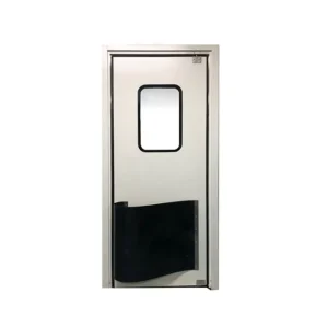 High Quality Anti Collision Safety Traffic Swing Door for Restaurant Kitchen, Stainless Steel Double Acting Door