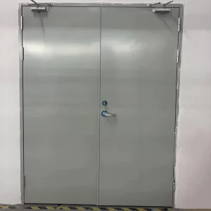High Quality Commercial Stainless Steel Fireproof Door 3Hr Fire Resistance Hurricane Proof Entry Door for Apartment Interior
