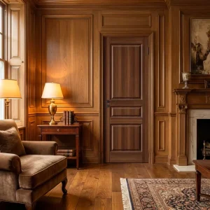 High Quality Custom Baking Varnish Wood Composite Interior Doors for Hotel & Residential Houses Top Chinese Manufacturer