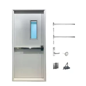 High Quality Fireproof Steel Door for House Hotel and Office Fire Protection