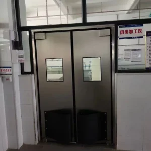 High Quality Modern Stainless Steel Hospital Negative Pressure Sound Insulation Sealed High Speed Clean Windproof Swing Door
