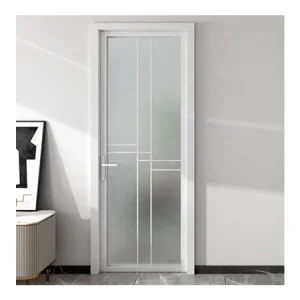 High Quality Sliding Glass Shower Doors Waterproof Solid Interior Bathroom Doors Custom Frosted Glass Shower Door