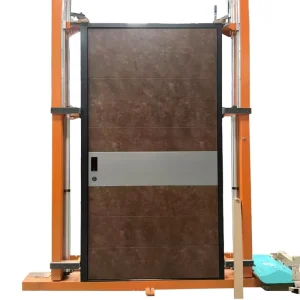 High Security Steel Front Door with 1.5 Hour Fire Rating for Apartment and Villa Entry