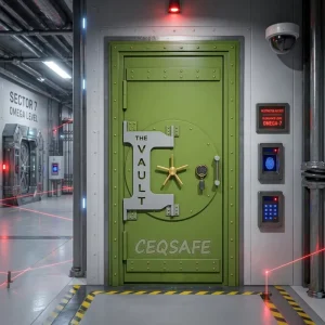 Home Bank Museum Hotel Escape Room Anti-Theft Steel Vault Door with Key Lock Blast-Proof Heavy-Duty