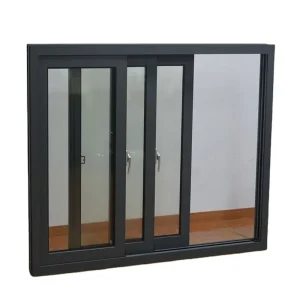 Horizontal Large Double-Glass Sliding Aluminum Alloy Windows and Doors Soundproof Residential Kitchen
