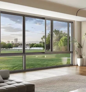 Horizontal Sliding Window with Side Compression Seal Hurricane Resistant