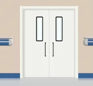 Hospital Fireproof Sound-Insulated Minimalist Steel Interior Door for Wards and Examination Rooms with Customized Colors and Finished Surface