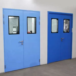 Hospital Purification Door for Cleanroom, Pharmacy, and Lab, Windproof