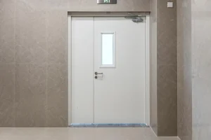 Hospital Room Swing Steel Door Hollow Metal Door for Medical Areas