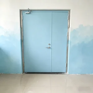Hospital Stainless Steel Safety Door, 50 mm, for Operating Room and Clean Room