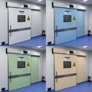 Hospital X-Ray Room Automatic Sliding Door with Lead-Lined Radiation Protection and Customized Size
