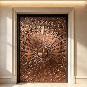 Hot Budget-Friendly Steel Security Door with Lock System for Residential Use