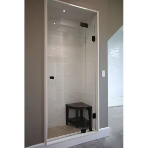 Hotel Bathroom Frameless Tempered Glass Shower Door Shower Room