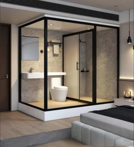 Hotel Use with Frame 8mm Thick Shower Door Modern Shower Cabin