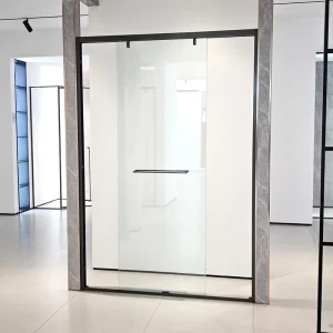 Household 304 Stainless Steel Double Sliding Glass Shower Partition