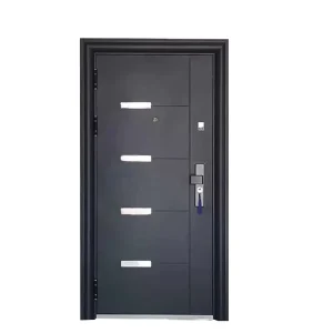 Household Entrance Steel Door Modern Iron Gate Door Hotel Security Steel Door