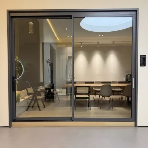 Hurricane Impact AS2047 Aluminum Sliding Door, Foldable, Security Laminated Glass, Fiberglass
