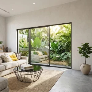 Hurricane Impact Resistant Balcony Glass Patio Sliding Doors