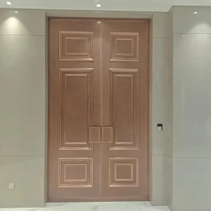 Hurricane-Proof Front Entry Copper Door, Bronze, Wear-Resistant