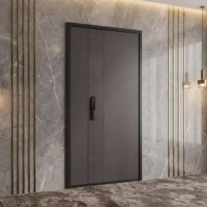 Hurricane-Proof Front Entry Steel Security Door for Houses