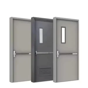 Indoor Insulated Steel Fireproof Security Door, Grade A and B