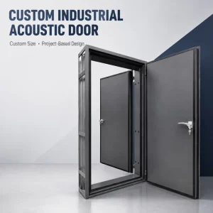 Industrial Acoustic Door High STC Soundproof Steel Door for Factory Generator Room Noise Control