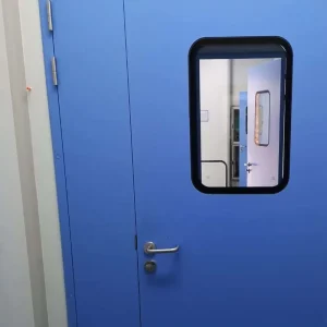 Industrial Aluminum Sliding Doors for Sterile Clean Rooms Hospitals and Workshops with High-Frequency Operation